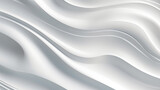Fototapeta  - minimal abstract white background with smooth curve, flowing satin waves for backdrop design,Minimal Futuristic Technology Design as Geometric Urban Texture Wallpaper.