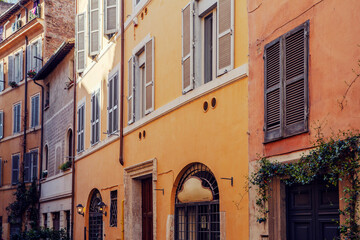 Wall Mural - Street of Rome city in Italy