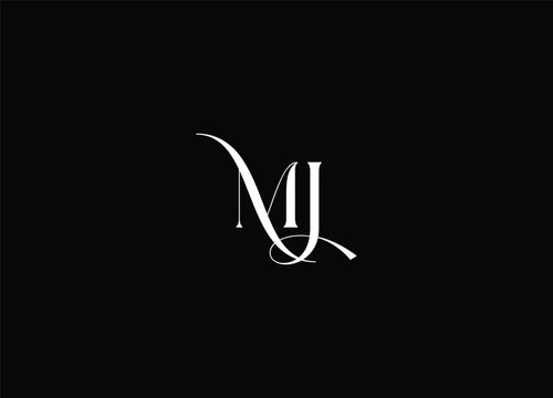 MJ creative logo design and initial logo