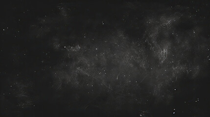 Wall Mural - black and white  grungy, blurry smoky sky with a silver star overlay..Dust Dirt Particles Salt Snow Powder Spray. Authentic Black Rough Grunge Distressed Overlay Texture Surface. particles in space