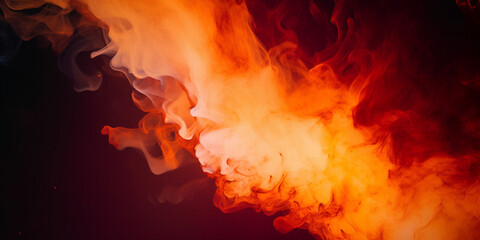Wall Mural - beautiful warm color abstract background, red abstract background, generative ai