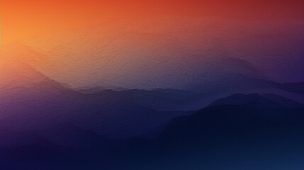 Wall Mural - blue and orange gradient dark background. powerpoint and webpage landing background.