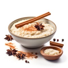 Rice Porridge w Cinnamon Sticks