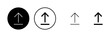 Upload icons set. Upload sign icon. Upload button. Load symbol.