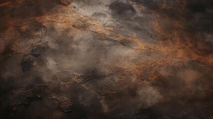 Wall Mural - burnt metal texture background, grunge rusty metal texture, generative ai