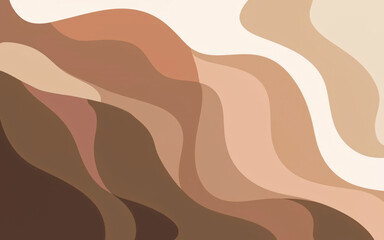 Wall Mural - Sandstone Beige, Camel, and Taupe Abstract Background with Grain Noise. Gradient of Neutral Earthy Tones Reflecting Simplicity and Warmth. Textured and Natural for Organic Designs.