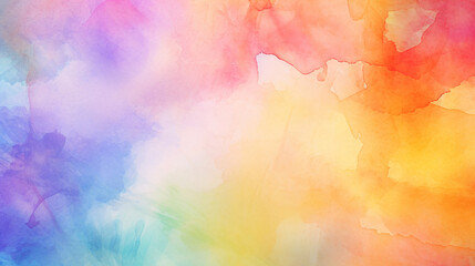 Wall Mural - colorful watercolor background, generative ai