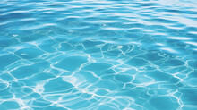 Blue Water Pool Surface