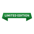 Limited Edition In Green Rectangle Ribbon Shape For Sale Promotion Business Information Marketing Social Media
