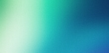 Teal Green Blue Grainy Color Gradient Background Glowing Noise Texture Cover Header Poster Design