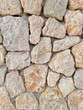 Strukturierte Natursteinwand