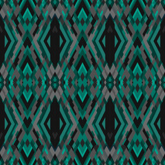 Wall Mural - Ethnic boho seamless pattern. Tribal pattern. Folk motif. Textile rapport.