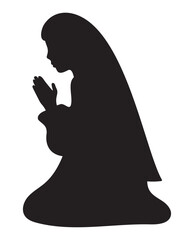 Wall Mural - holy mary icon