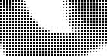 Poster - abstract background pattern with random squares size. stylish modern halftone texture. vector format