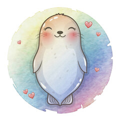 graphics for lovers, a cute animal with a heart