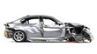 © Inlovehem - Condition of car collision damage on white background