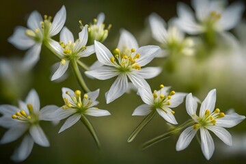 white flowers in the garden