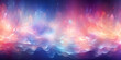 Blur festive background with intricate abstract colorful audio waves, glowing many colored soft pastel red, blue, pink, yellow gradient fairy splashes