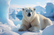 © ADDICTIVE STOCK - Arctic Sentinel: Lone Polar Bear Watch. Generative AI