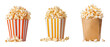 popcorn bag - isolated PNG collection - Transparent background