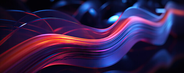 Poster - abstract background for digital purposes as ai, networks, technology, science, etc.