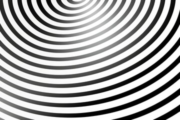 Poster - A black and white spiral design on a black and white background. Suitable for various graphic design projects