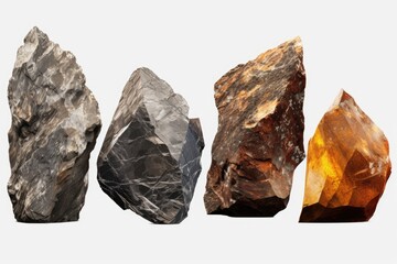 Aufkleber - A collection of rocks arranged closely together. This image can be used to depict unity, strength, or natural formations in various projects