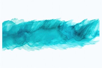 Poster - A painting of a blue wave on a white background. Can be used for various design projects