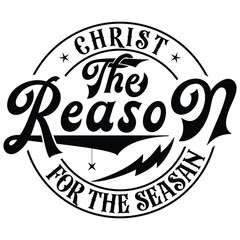 Wall Mural - christ The Reason For The Seasan svg,Gift jesus t-shirt design