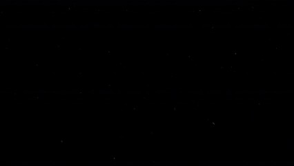 Wall Mural - Dust Particles Floating On Black Background. Dynamic Dust Particles Randomly Float In Space. Glittering Dust Particles With Bokeh on 4K Slow motion.