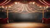 Fototapeta  - Circus frame background circus tent background with copy space