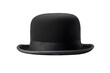 old object man luxury head gentleman fancy fabric dress costume classic class city business wearing wear headwear clothing clothes accessory cap hat fashion Black bowler h isolated white background