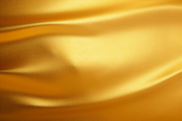 Sticker - Luxury gold fabric texture background, golden color abstract background, Generative AI