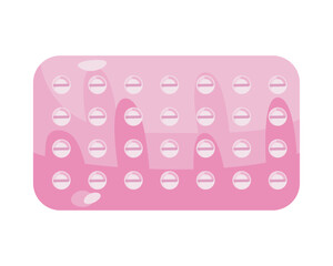 Sticker - contraceptive pills package