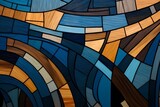 Fototapeta Przestrzenne - wood texture, wooden pattern background, wooden boards, wooden mosaic
