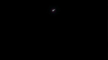 meteor shower, falling comets on black background