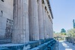 Columns of the Temple of Hephaistos in Athens, Greece.