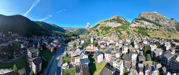 Poster - Pfarrkirche St. Mauritius - Zermatt, Switzerland