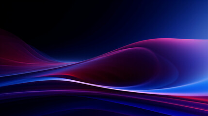 Wall Mural - purple and blue patterns with shiny curves mixed with black look gloomy and magical.