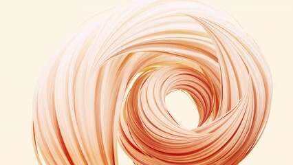 Poster - Flowing and twist geometry lines, 3d rendering.