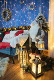 Fototapeta Kuchnia - Christmas decorations in living room