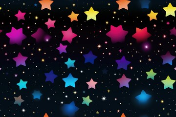 Wall Mural - Colorful Cosmic space background with stars and nebula