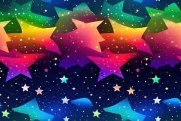 colorful cosmic space background with stars and nebula