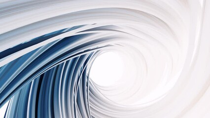 Poster - Flowing and twist geometry lines, 3d rendering.
