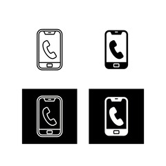 Wall Mural - Phone Vector Icon