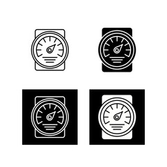 Wall Mural - Meter Vector Icon