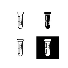 Poster - Test Tube Vector Icon