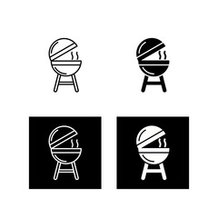 Sticker - Grill Vector Icon