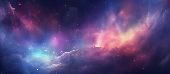 Wall Mural - abstract colorful background great galaxy. copy space image. place for adding text