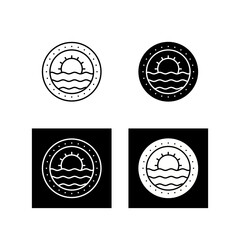 Sticker - Porthole Vector Icon